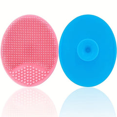 2pcs Baby Bath Silicone Brush for Dry Skin & Eczema Pink