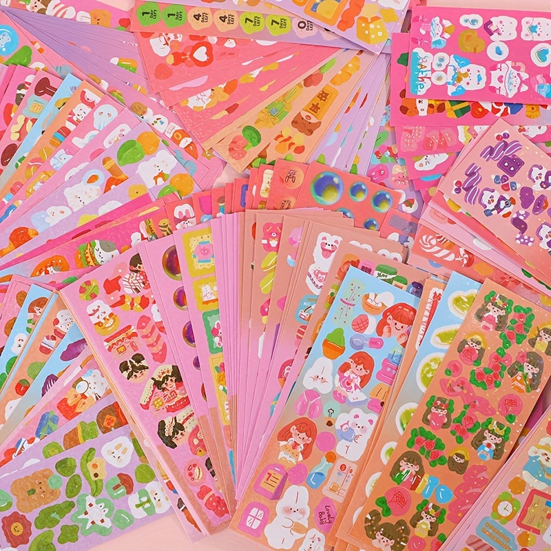 200pcs Colorful Laser Stickers Gift Set for Kids Girls