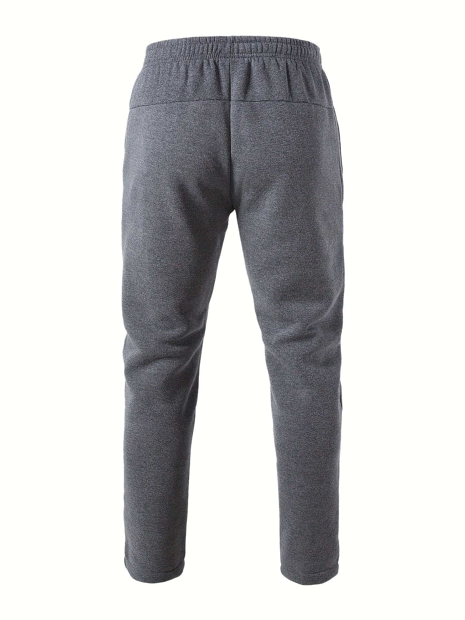 Men's Winter Sports Suit Stand Collar Zip Jacket & Thick Pants