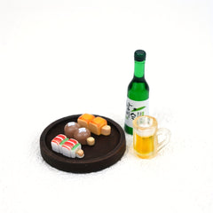 Micro Beer BBQ Package Ornament Dollhouse Scene Miniature Model