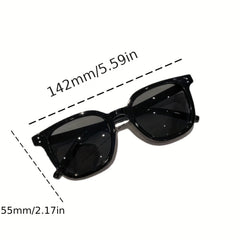 Men's Square Frame Sunglasses Aluminum AC 100 UV Protection