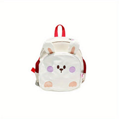 Kids Rabbit Embroidery Backpack Lightweight Bag