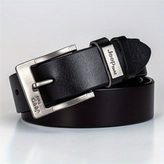 Men's Leather Denim Pin Buckle Belt Casual Vintage