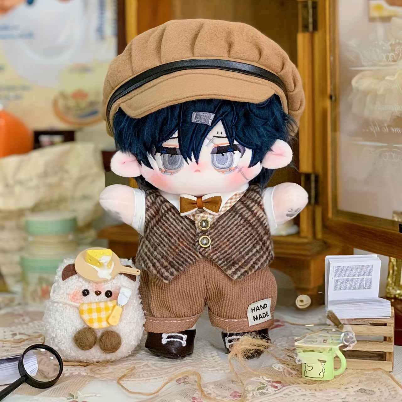 Detective Style Outfit for 7.87 inch Doll Star Figure Boy Ensemble DIY Toy