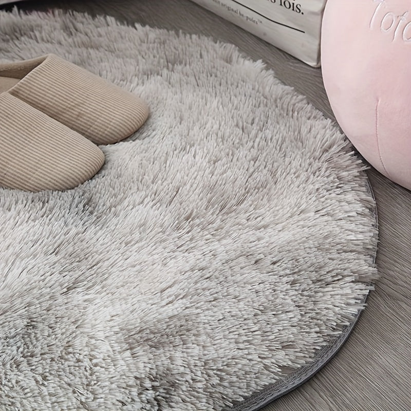 Soft Plush Furry Floor Rug for Bedroom - Non Slip Machine Washable