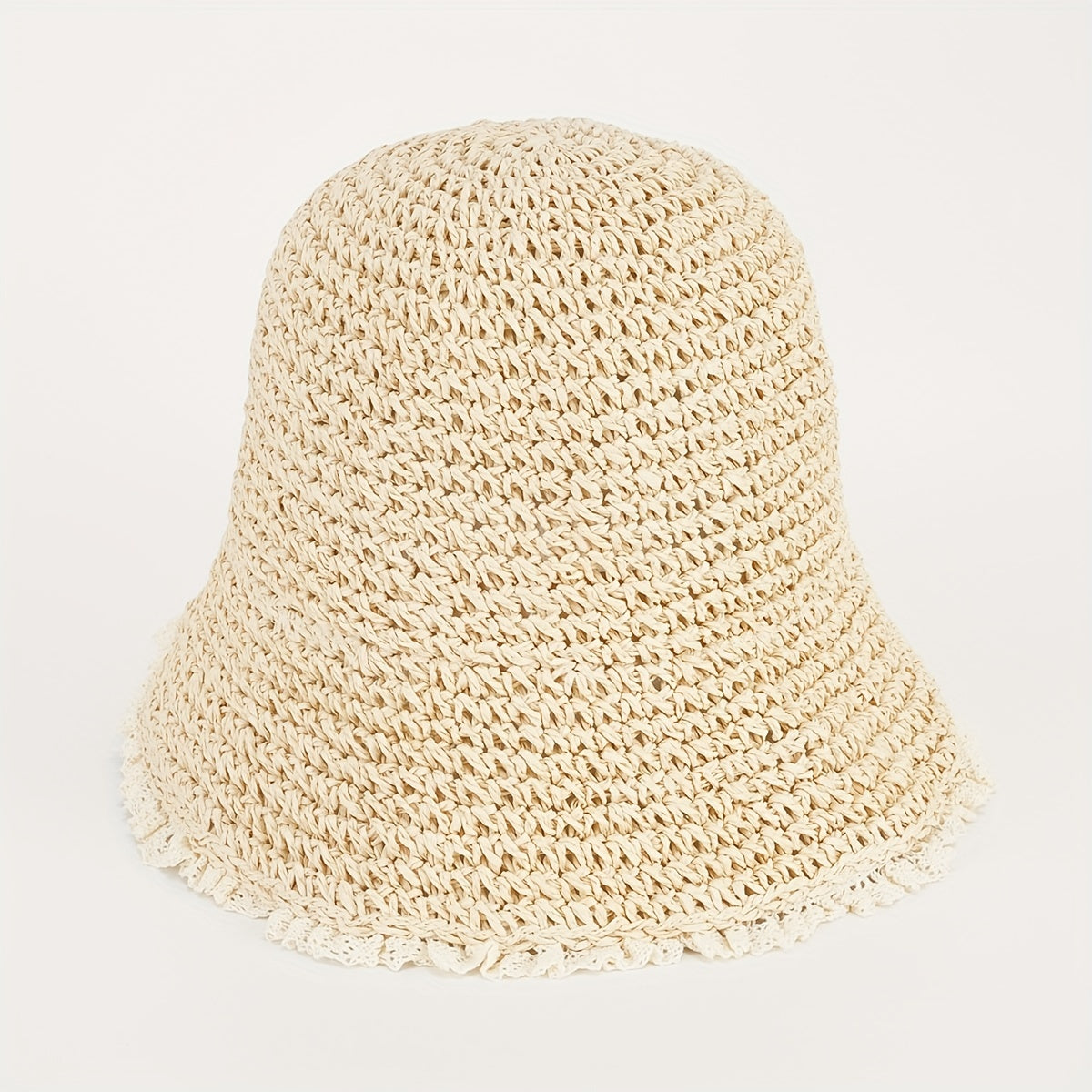 Lace Bucket Hat All-match Large Brim Sun Hat