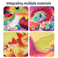 Dinosaur Touch Picture Book for Toddlers - Interactive Learning Toy