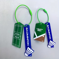 Badminton Field & Bag Pendant Gift