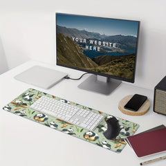 Panda Desk Mat Non Slip Mousepad