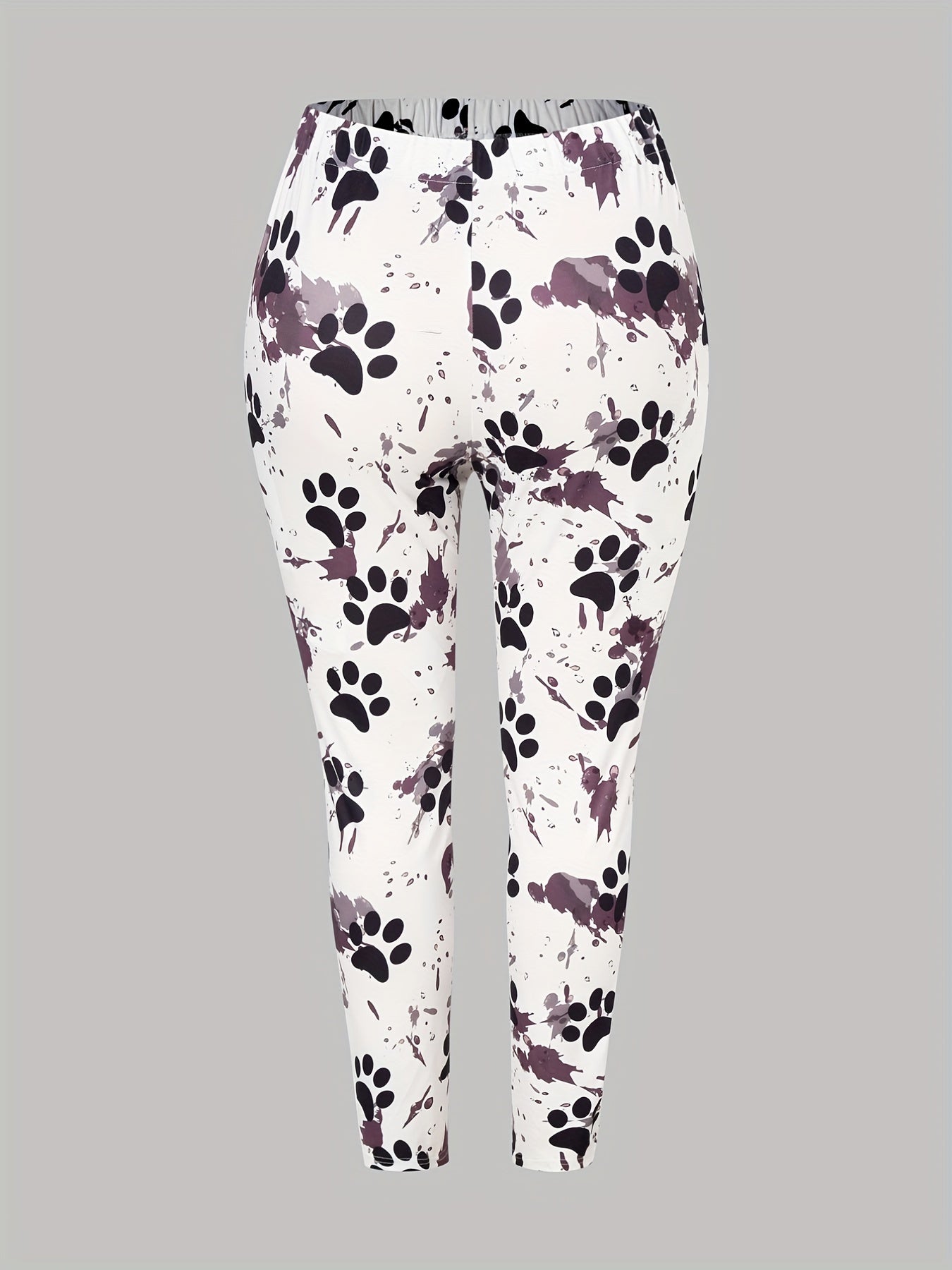  Paw & Splash Print Leggings