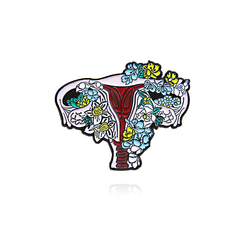 Men's Organ Plant Brooch
