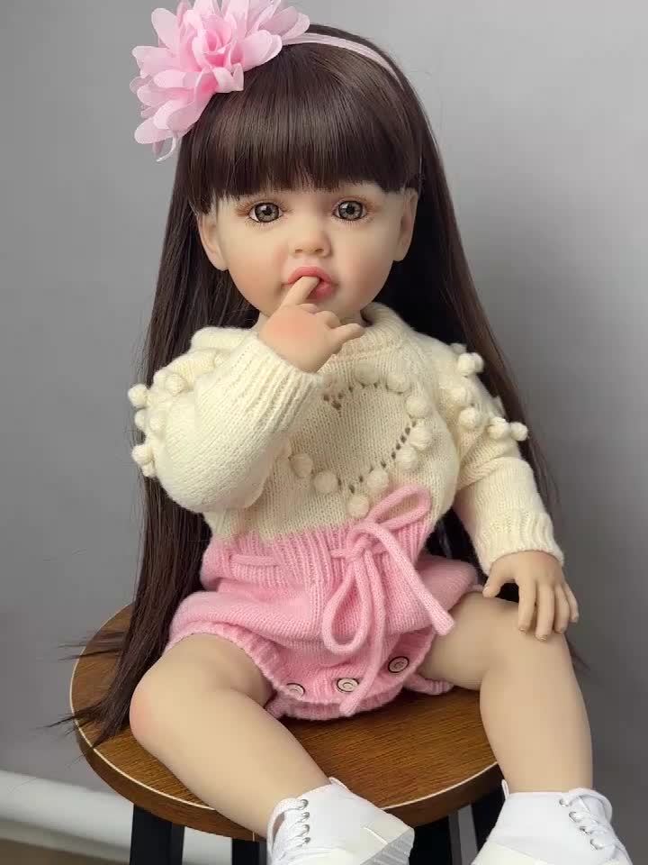 22" Realistic Reborn Baby Girl Doll Perfect for Bath Time