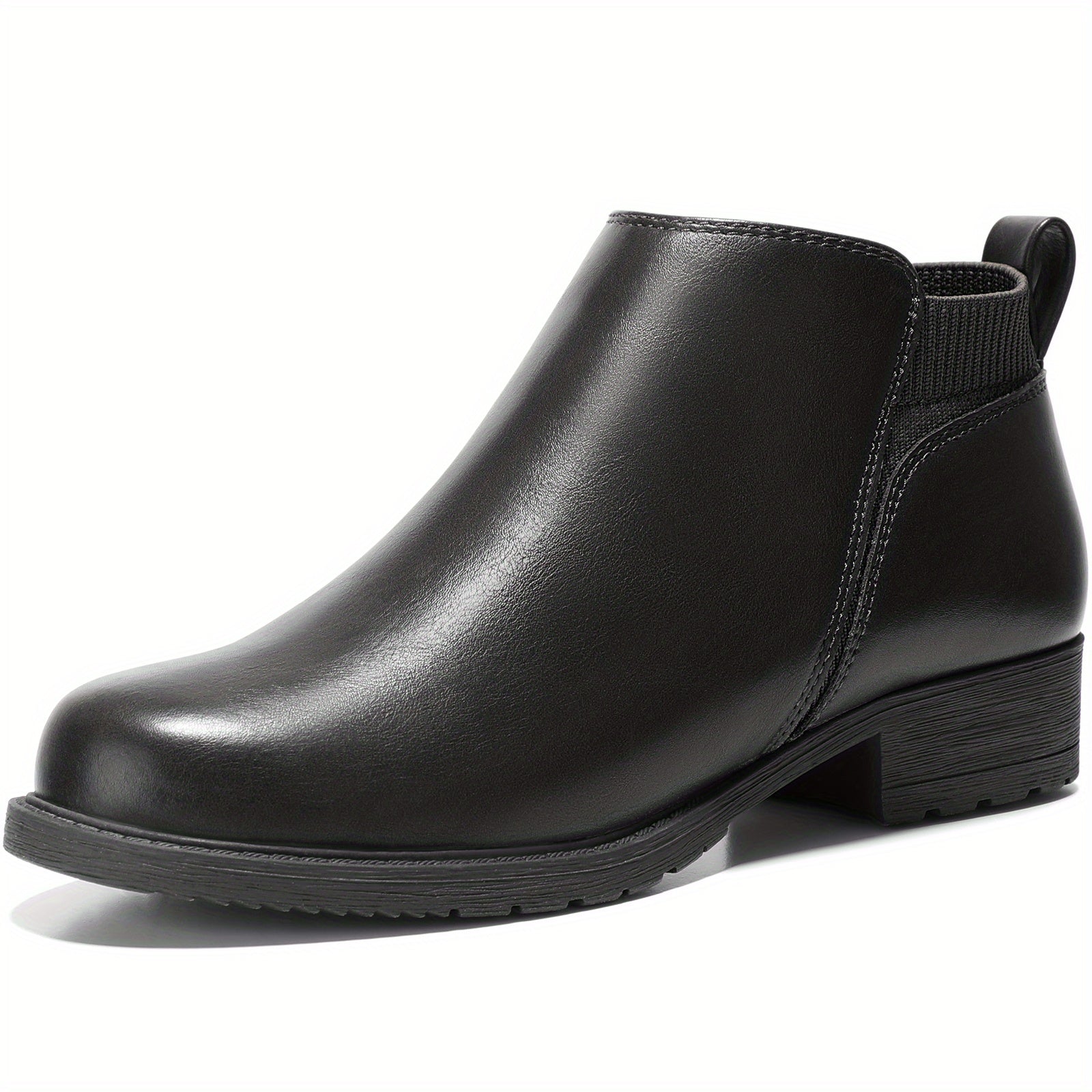 STQ Women's Chunky Block Heel Ankle Boots