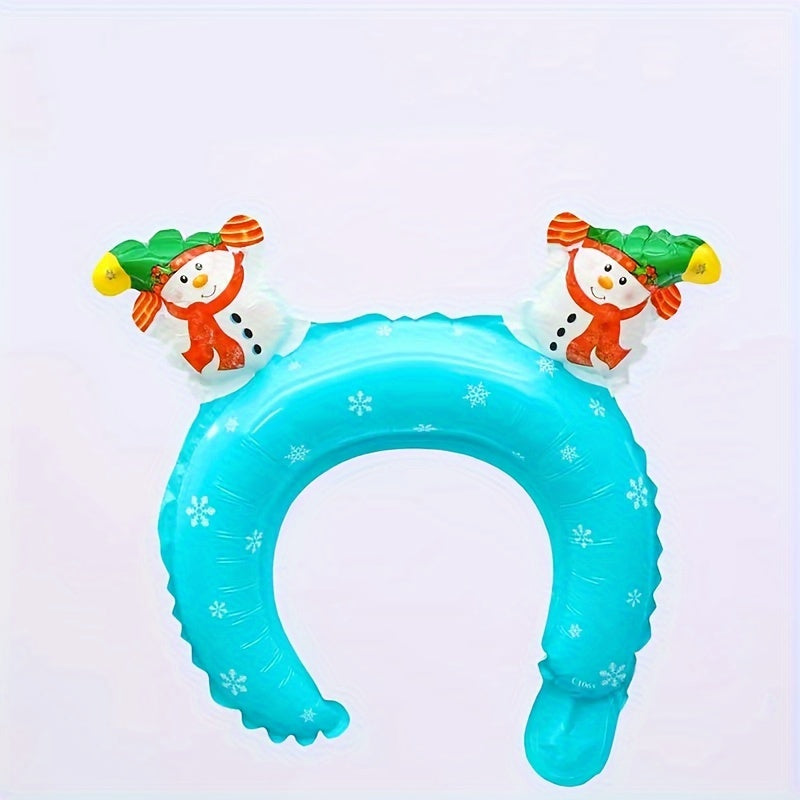 4pcs Christmas Santa Claus Headband Balloon Party Decoration Props