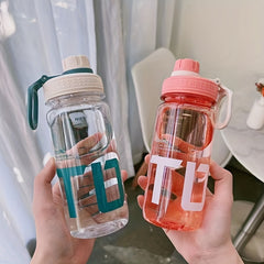 Motivational Water Bottle 20.3oz with Lid