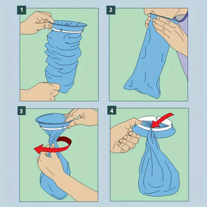 2pcs Portable Vomiting And Urine Bags For Outdoor Travel And Camping