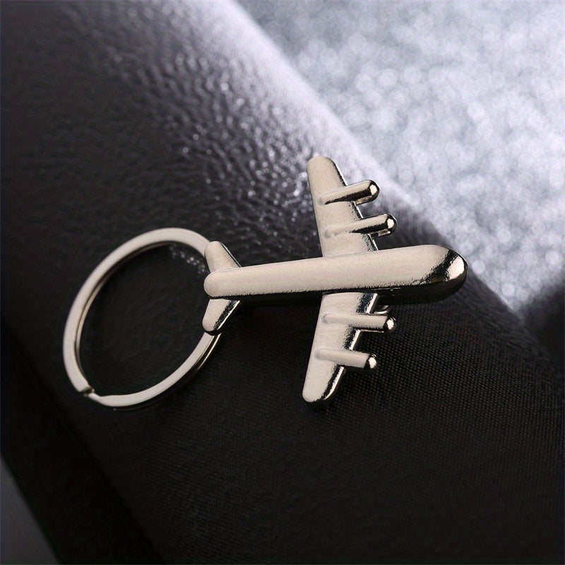 Creative Airplane Keychain for Men Backpack Car Pendant