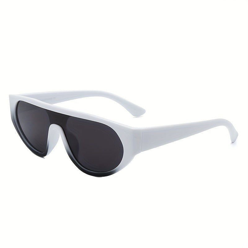 Y2K One piece Sunglasses For Women Men Mod Outdoor UV400 Sun Shades