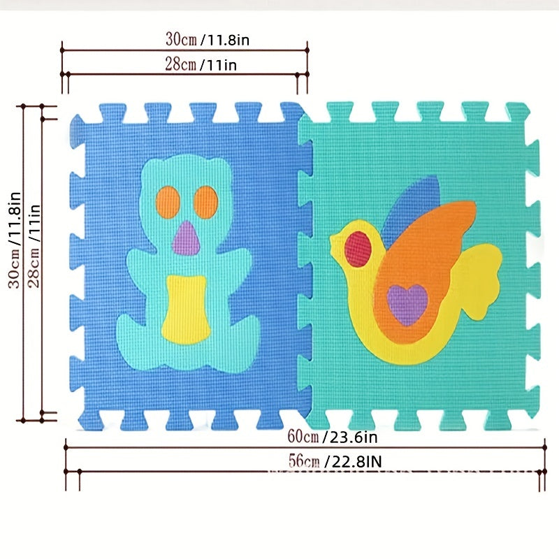 Kids Climbing Foam Floor Mats Waterproof Non-slip Educational Play Mats
