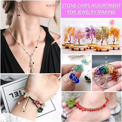 100pcs Natural Chips Stone Beads for Jewelry Making DIY Bracelet Necklace