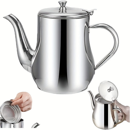 Stainless Steel Filter Bottle Leak-proof Pouring Pot Kitchen Tool
