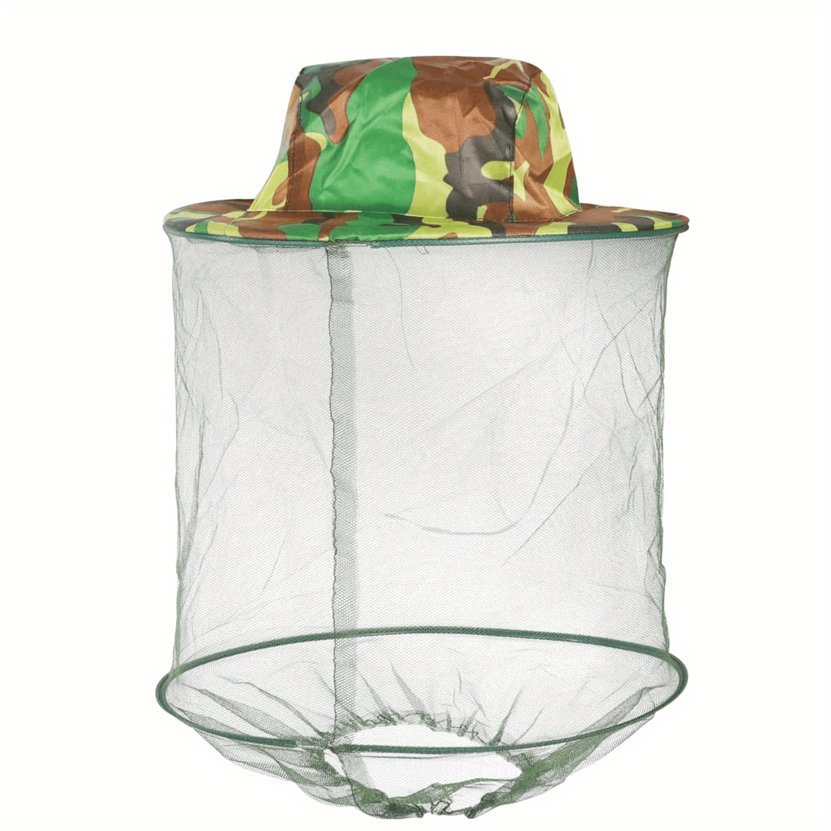 Camouflage Mosquito Repellent Hat for Fishing Outdoor Activities