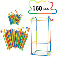 Straw Constructor Building Toys for Kids Boys and Girls Gift