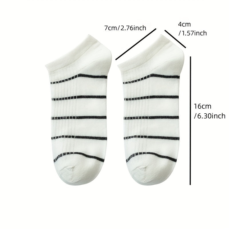 Men's Block Liner Anklets Socks - Soft & Breathable Sweat Absorbent Socks