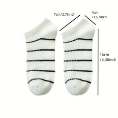 Men's Block Liner Anklets Socks - Soft & Breathable Sweat Absorbent Socks
