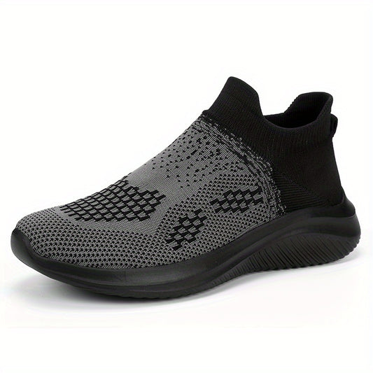 Men's Slip on Sneakers Lightweight Breathable Athletic Shoes