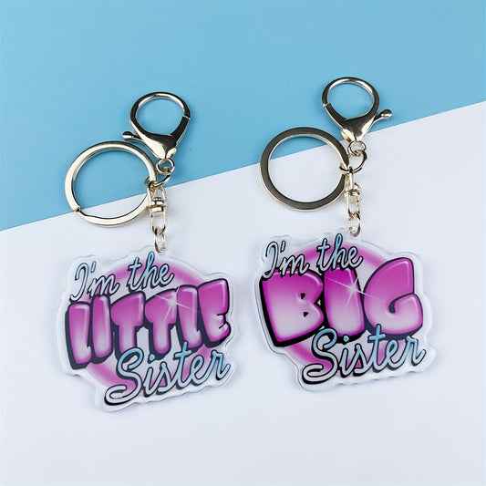 Sisters Acrylic Keychain Set - Perfect Gift for Christmas and Birthdays
