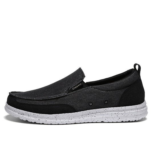 Men's Canvas Loafer Shoes Slip On Lightweight Walking Sneakers