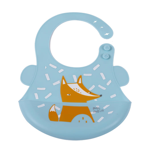 Adjustable Silicone Bib for Infants, Boys and Girls
