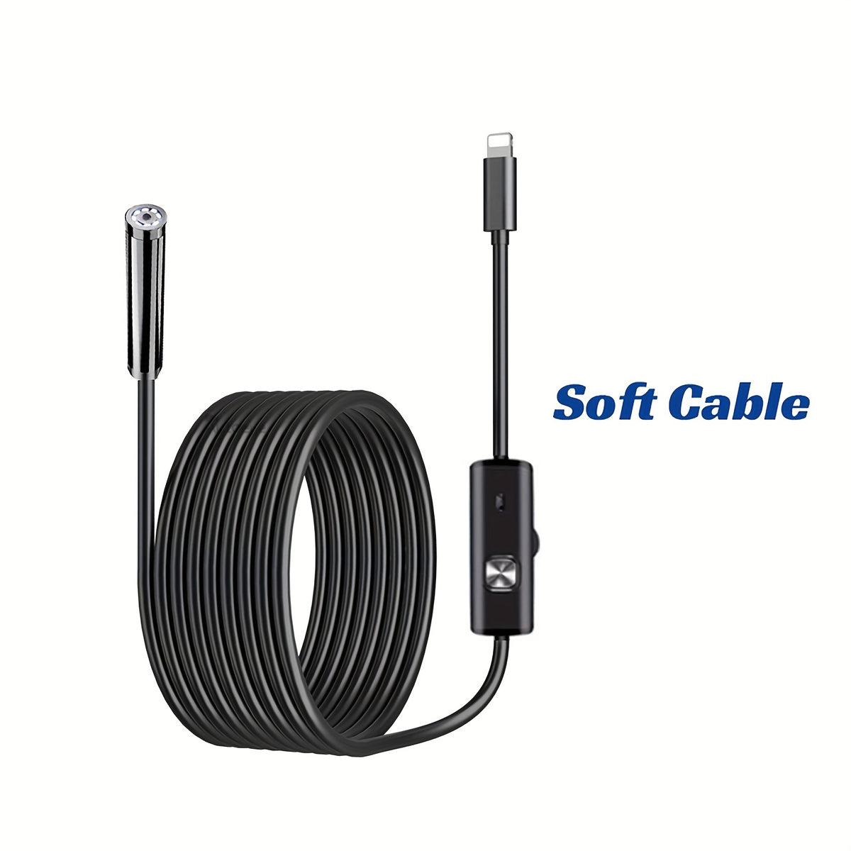 HD Industrial Endoscope Camera 1m10m Wired Pipe Inspection Borescope 8MM Lens