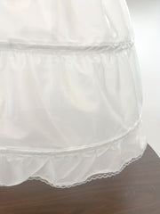 Girls Princess Skirt With 3 Hoops Supporter Long Skirt