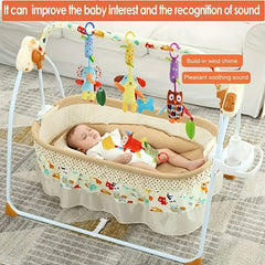 Baby Stroller Pendant Plush Soothing Toy Chime Teether Animal Wind
