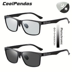 CoolPandas Photochromic Polarized Sunglasses Carbon Fiber Frame