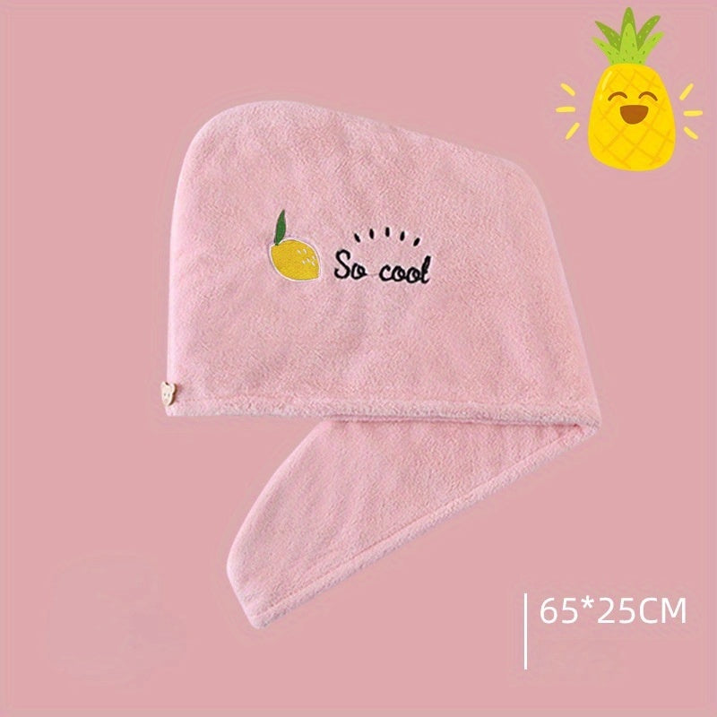 Women's Quick Drying Microfiber Shower Cap Towel for Dry Hair