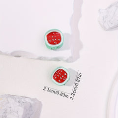2pcs Watermelon Pattern Hair Claw for Girls