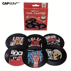 Vinyl Record Coasters Hip Hop Punk Rock Music Cup Coasters