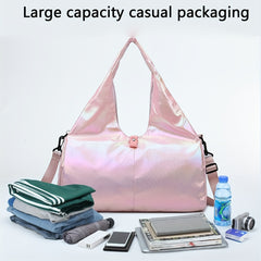 Large Capacity Yoga Bag With Wet Pocket Lightweight & Water proof Shoulder Bag