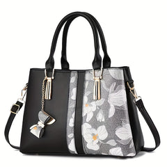 Floral Pattern Crossbody Handbag Large Capacity