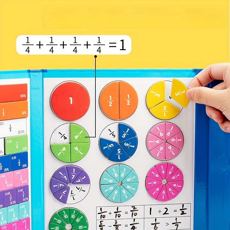 Interactive Fraction & Number Recognition Educational Toy Book