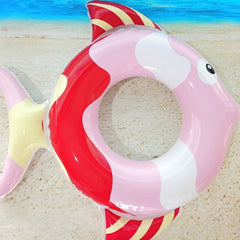 Summer Inflatable Fish Swimming Ring Underarm Water Toy