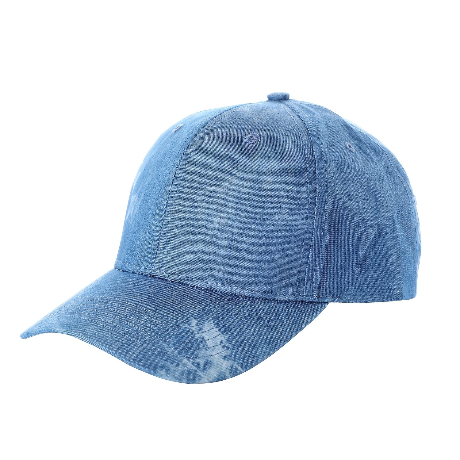 Leaf Tie Dye Baseball Cap Colorful Y2K Sunscreen Sports Hat