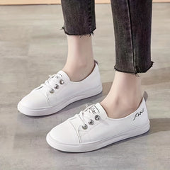 Women's Lace Up Comfortable Flat Sneakers