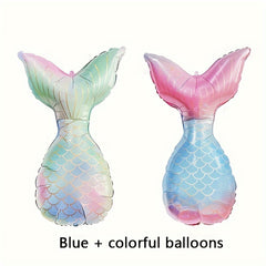 2pcs Mermaid Tail Balloons for Holidays & Events