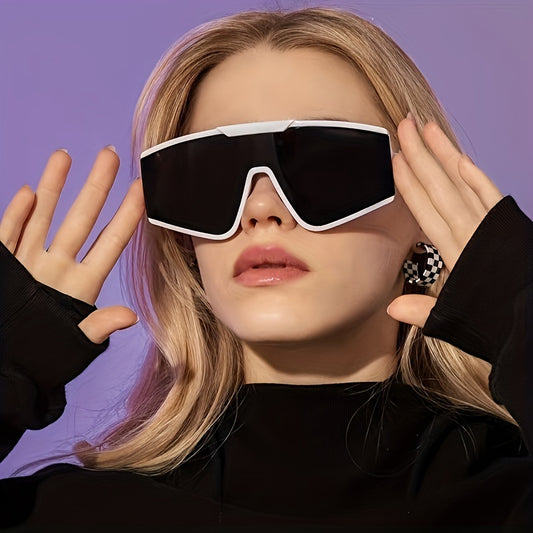 Y2K Oversized Sunglasses UV400 Sun Shades for Summer Party