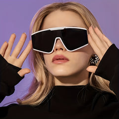 Y2K Oversized Sunglasses UV400 Sun Shades for Summer Party