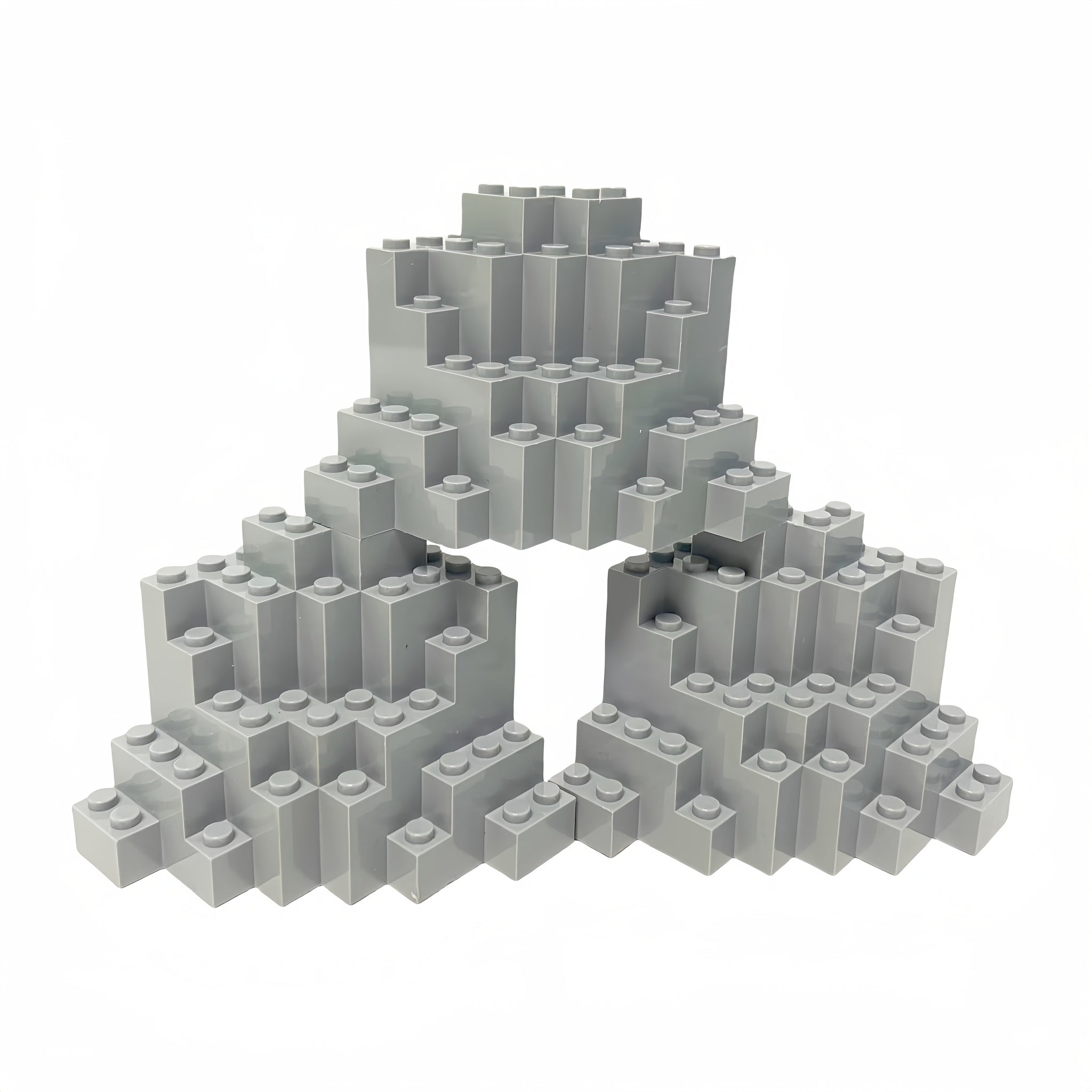 IDEAMOC 4pcs Mountains Building Blocks Set Creative & Educational DIY Toy